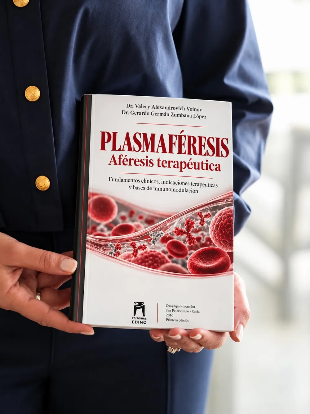 The book Plasmapheresis. Therapeutic apheresis, held by a member of the team