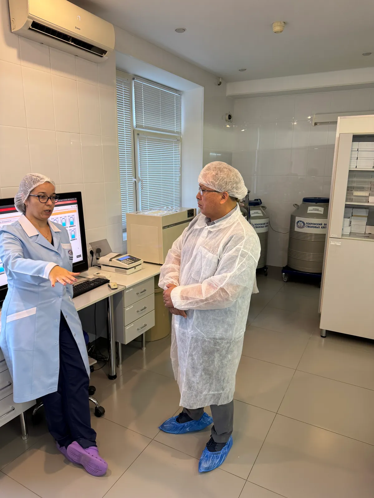 Laboratory work in Russia · company archive