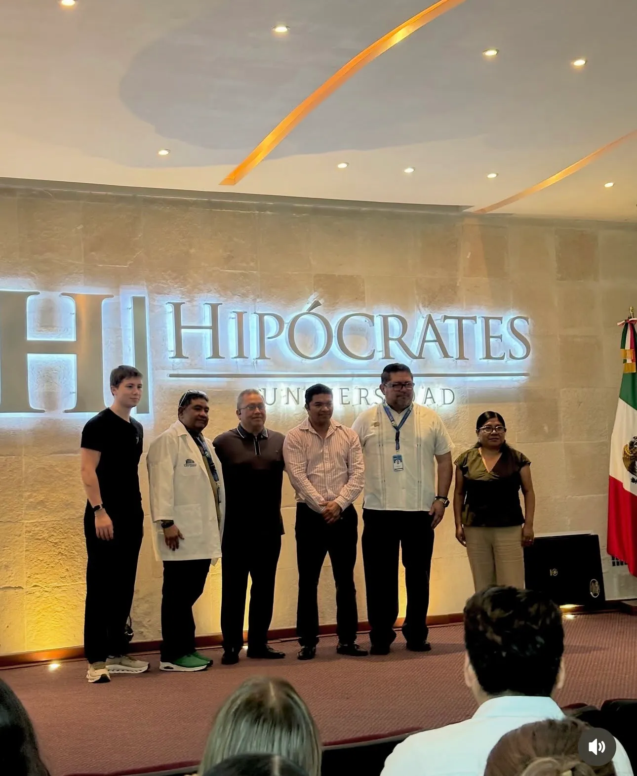 Academic presentation, Universidad Hipócrates, Mexico